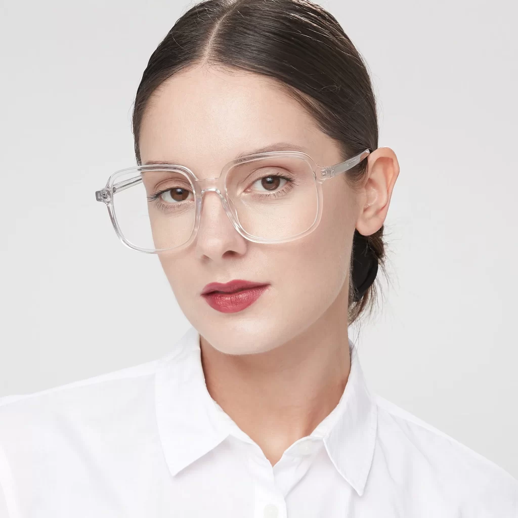 clear eyeglass frames