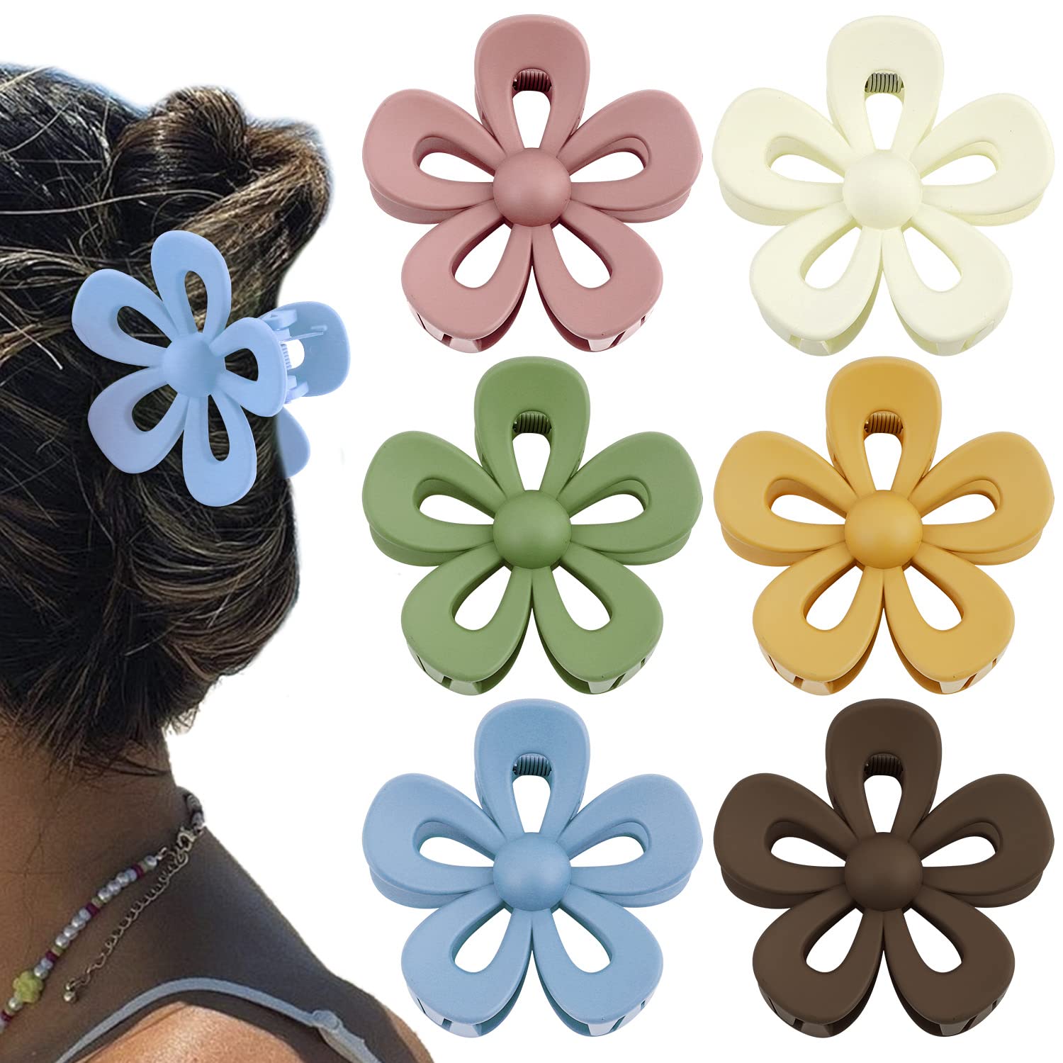 Flower Clips for Hair