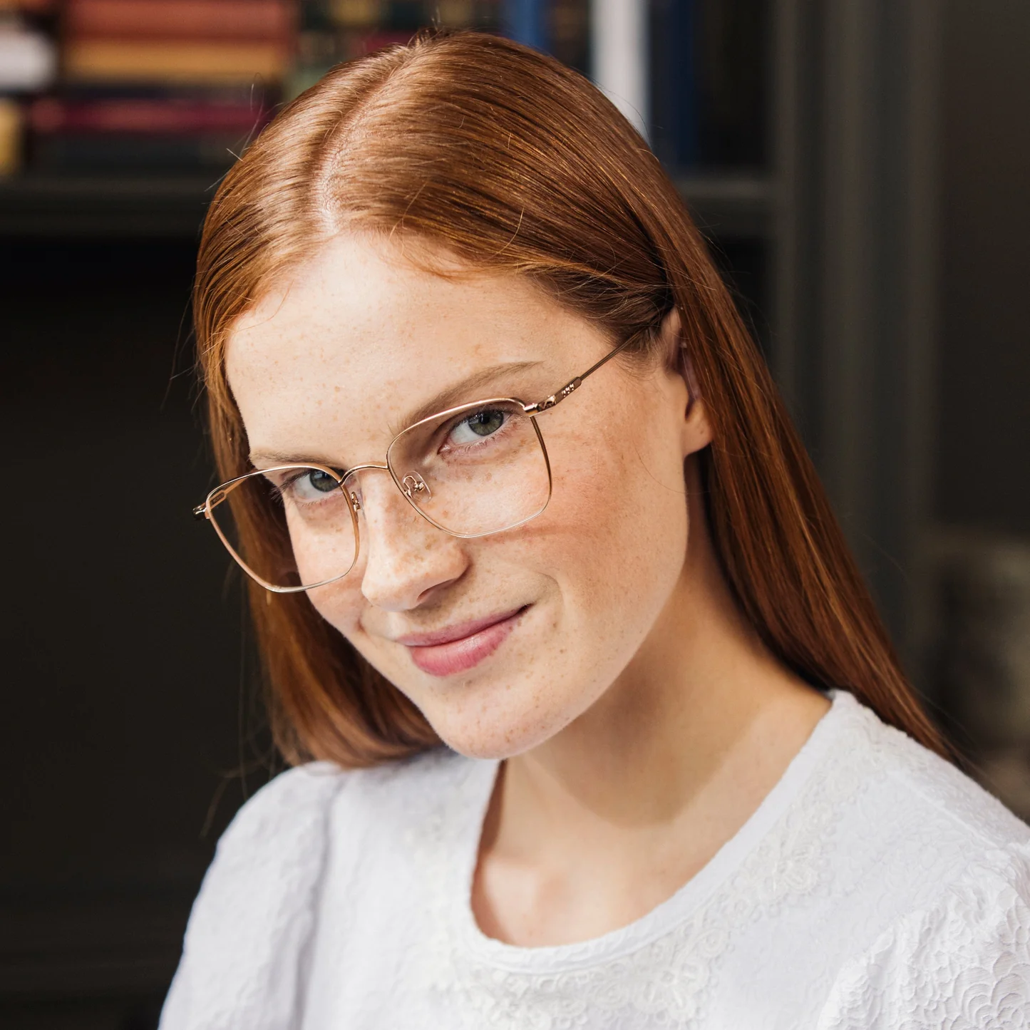 gold frame glasses men