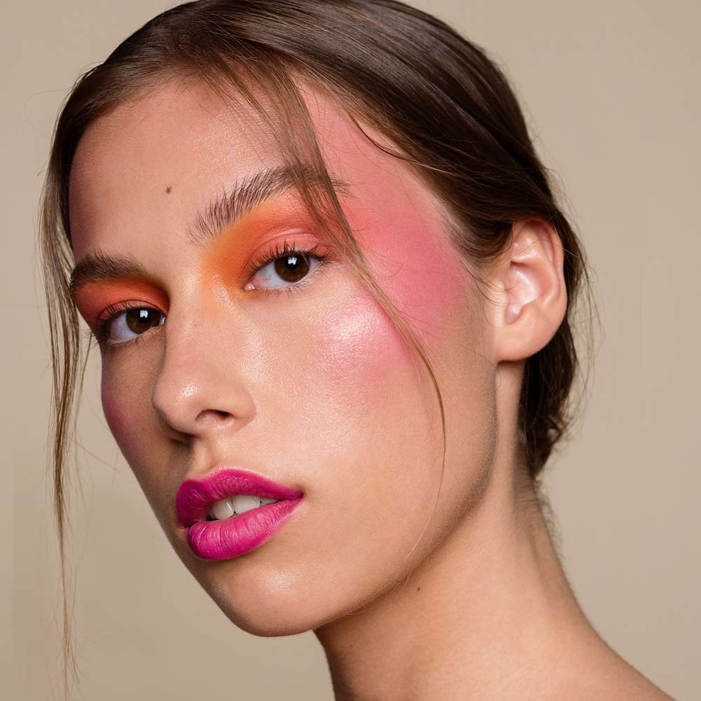 where to apply blush